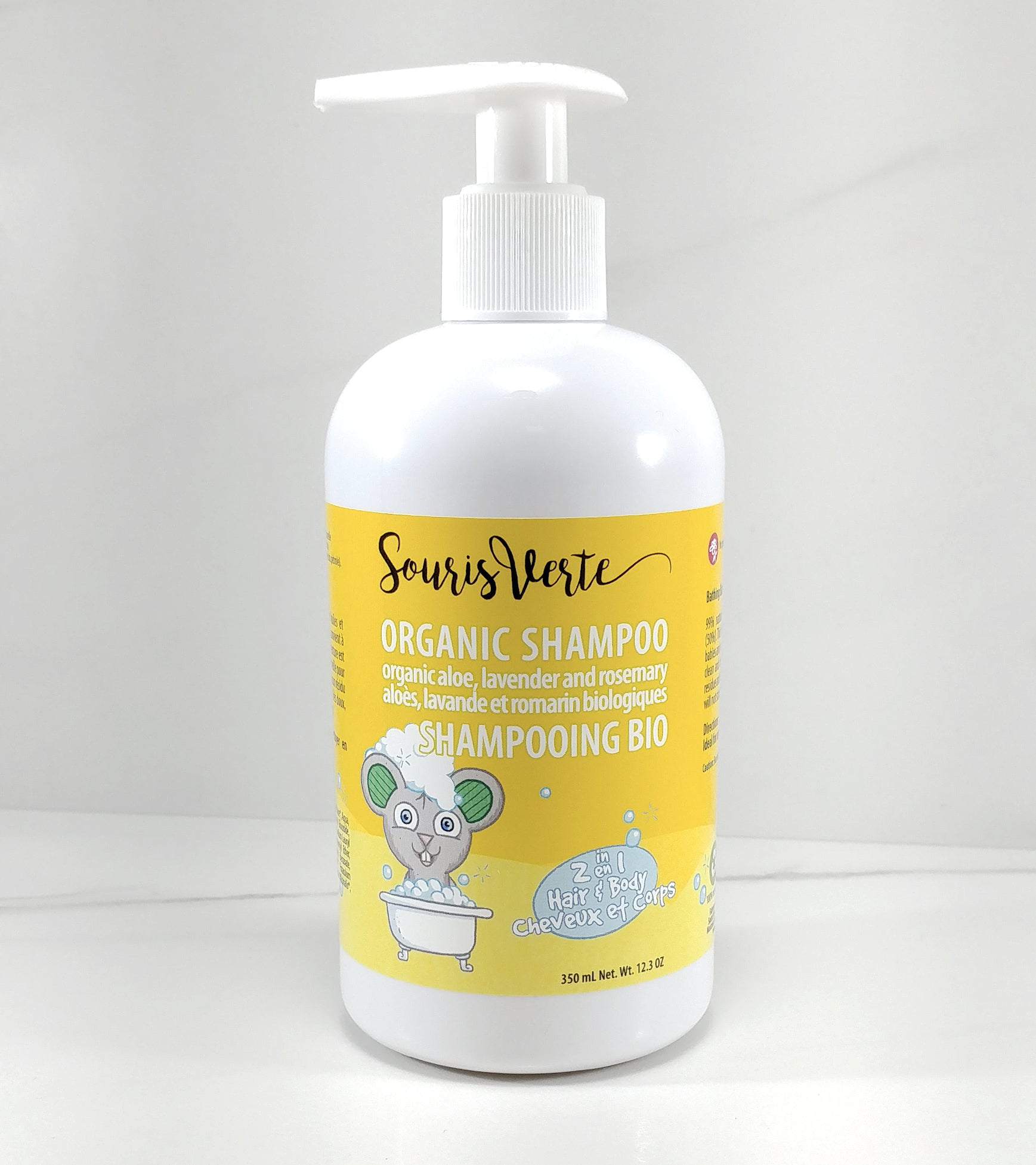 Shampoing cheveux et corps - Souris Verte - 350ml